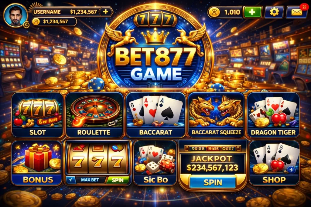 bet877 game interface image