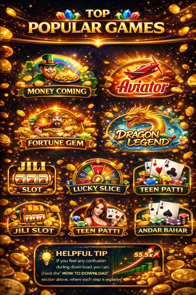 TOP POPULAR GAMES IN BET877 GAME APK